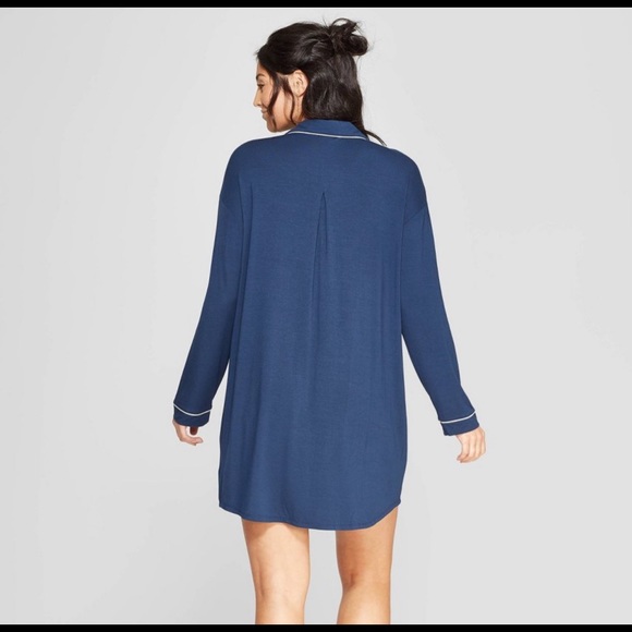 Women's Beautifully Soft Notch Collar Nightgown - Picture 2 of 4